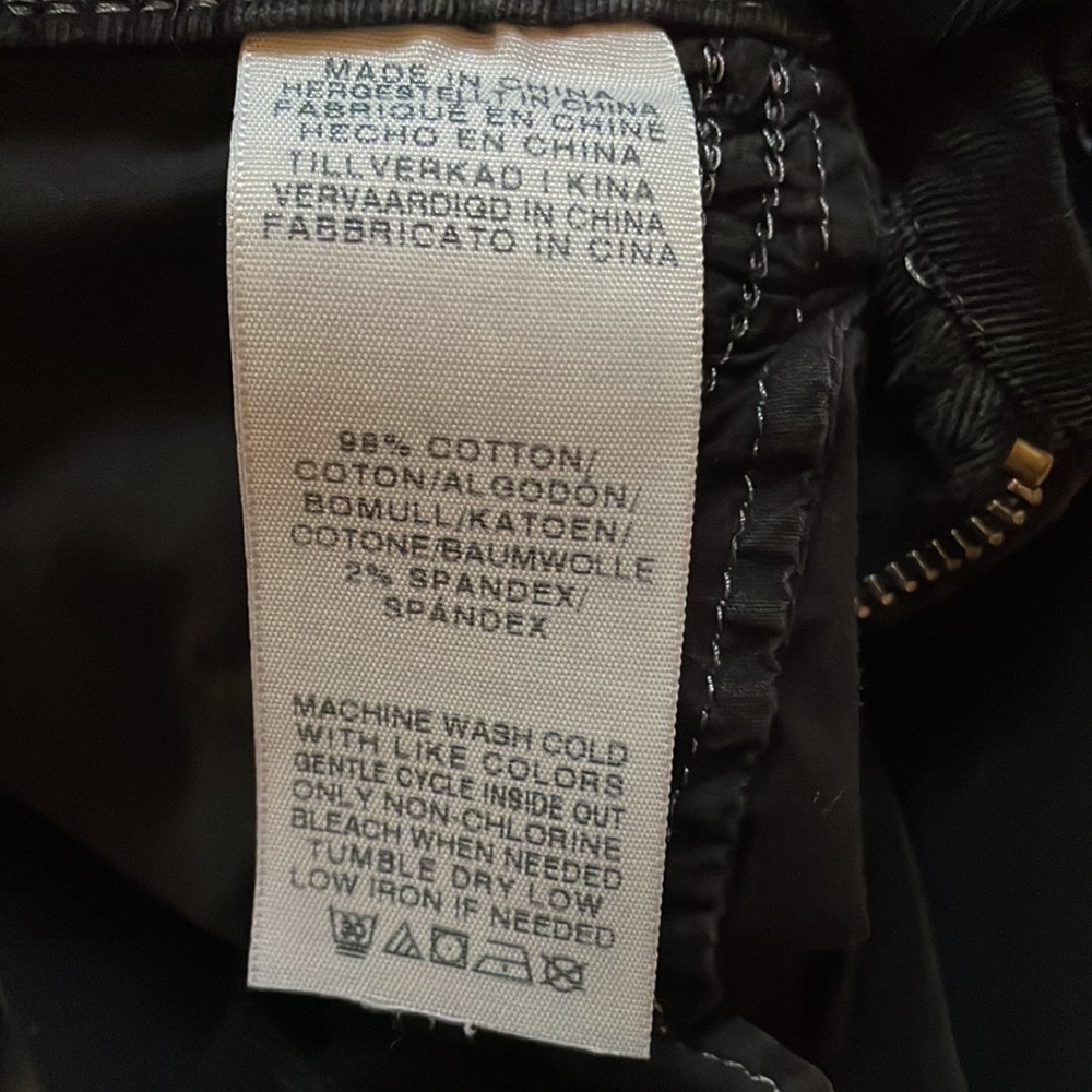 True Religion Halle with Flaps Corduroy 30 Black - Picture 14 of 16